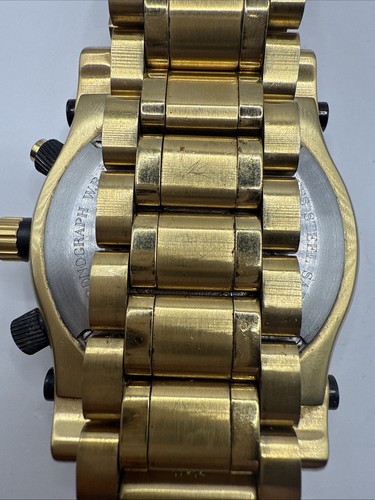 Invicta Model 4360 Reserve Speedway Chronograph 45mm Men’s Wrist Watch Gold Tone - Picture 13 of 23