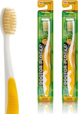 Soft Childrens Flossing Manual Toothbrush,Yellow