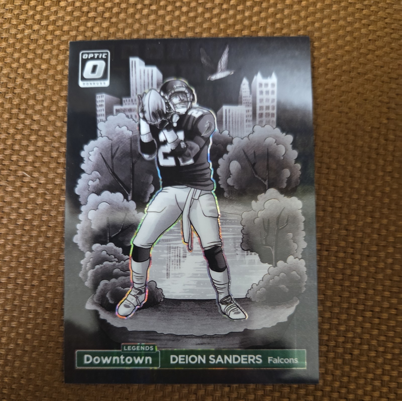 2024 Donruss Optic DEION SANDERS DOWNTOWN BLACK PANDORA 17/25 Mint Condition