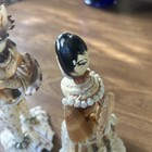 Antique Hand Painted Nautical Sea Shell Folk Art 1950s-60s. Most Likely Italian — photo 8