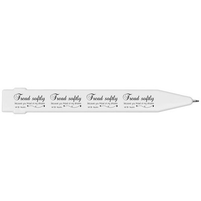 'Tread Softly Because You Tread On My Dreams' Flat Magnetic Pen (MP00038116)