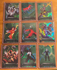 (9) Lot 2024 Upper Deck Marvel Renditions Spider-Man Goblin Green Carnage Venom