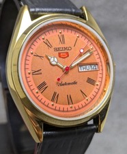 Vintage Seiko 5 automatic Day Date Movement No. 6309A Japan made men's watch