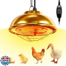 Jaenmsa Heat Lamp for Chickens Coop Heater,350W Chick Brooder Hea