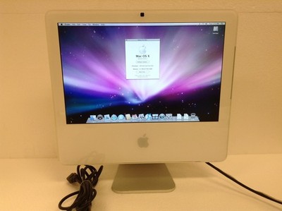 Apple iMac A1173 17'' Core Duo 1.83GHz 512MB 160GB ATI X1600 OS X 10.5.1 WORKING