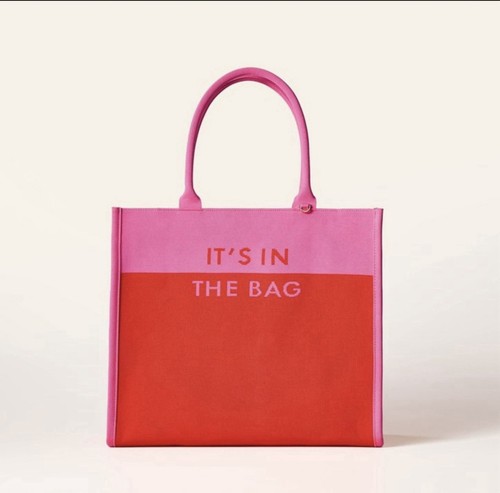 Kate Spade New York x Target Color Block Knit Tote Pink/Red “It’s In The Bag” - 第 1/6 張圖片