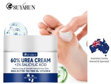 60 Urea Foot Cream Cracked Heels Dry Skin Intensive Moisturizing Callus 100g