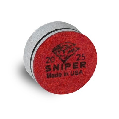 1 TIGER SNIPER Laminated Pool Billiard CUE TIP - 13 or 14 mm - AUTHORIZED DEALER
