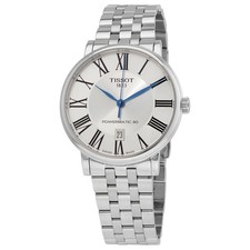 Tissot Carson Powermatic 80 Automatic Silver Dial Men's Watch T122.407.11.033.00