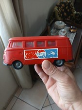 Rare jouet ancien VW Combi T1 Coca Cola Pepsi Cola 60s Jouet à Friction Vintage 