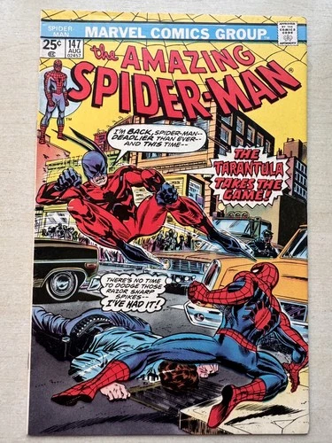 The Amazing Spider-Man #147  VF+ (8.5) Tarantula Jackal Marvel Comics High Grade