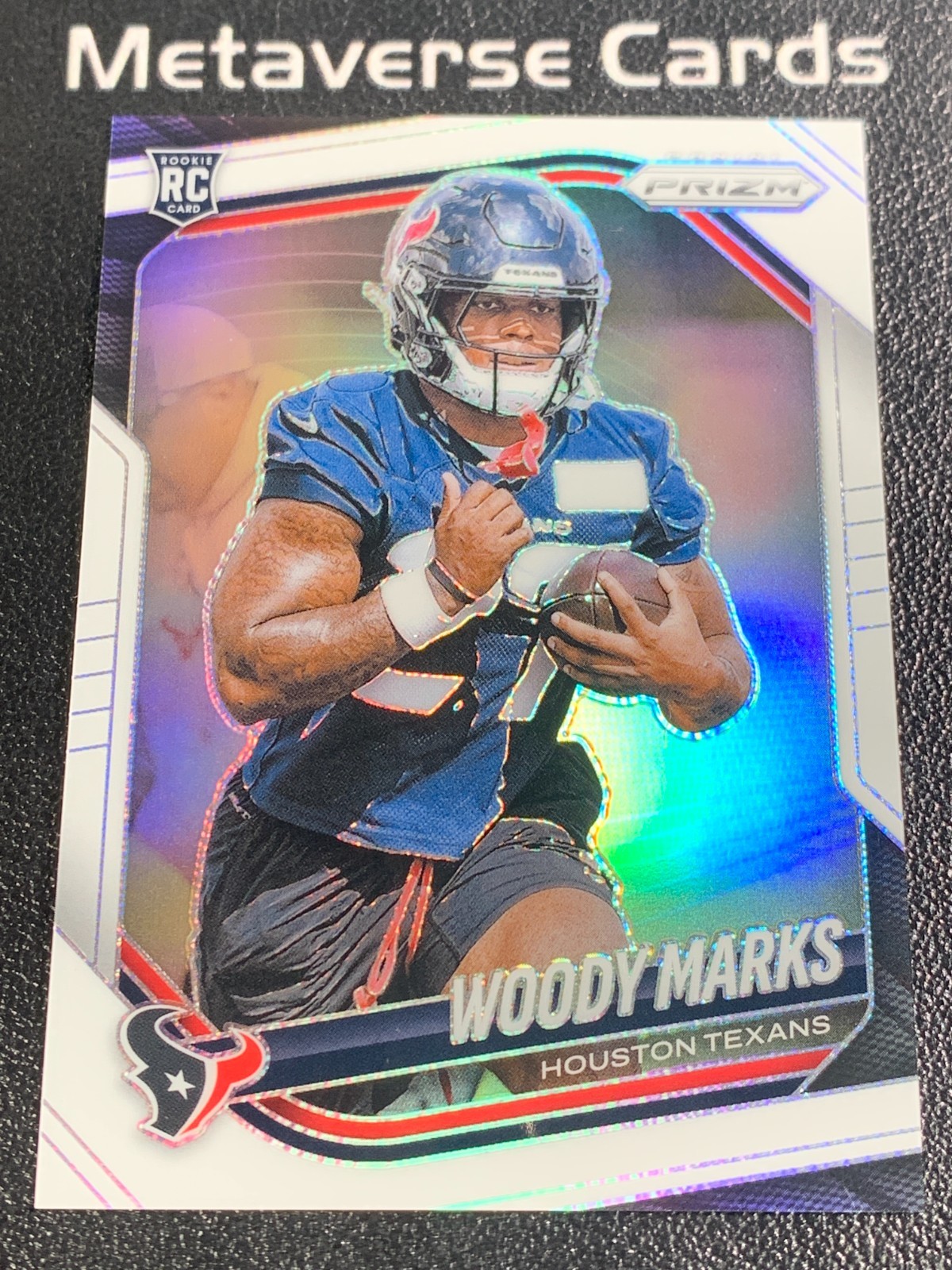 2025 Panini Prizm #395 Woody Marks White Prizm Rookie RC 08/35 SP Texans