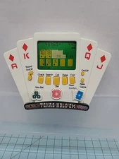 Texas Hold 'Em Poker Handheld Electronic Game MGA Entertainment Tested, Works