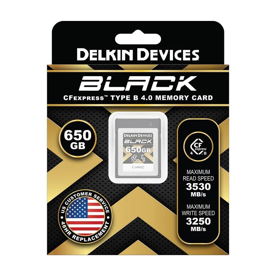 Black 650GB CFexpress 4.0 Type B Memory Card with pSLC Flash, up to 3530MB/s ... - Image 2 of 4