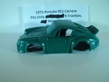 HO scale Slot Car Custom Resin body only 1975 Porsche 911 Carrera Green