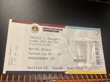 Celtic Women v Rangers Women Scottish Cup Final Ticket 28/5/2023