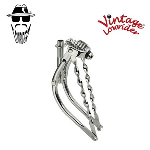 Parafango Posteriore Cromato Per Bici Lowrider Vintage 16 Pollici - Svasato E Regolabile - Ricambio F&R Cycle