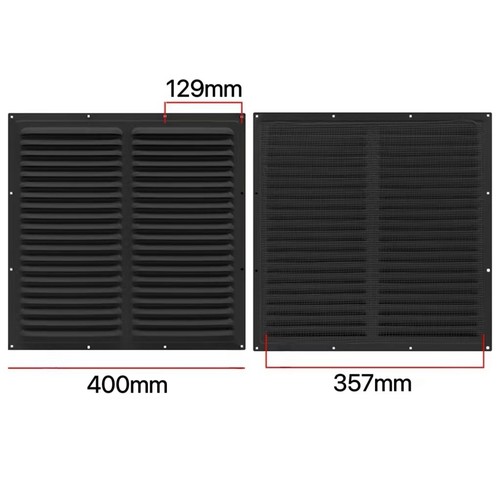 Aluminum Vent Grille Cover Square Exterior Wall Air Outlet Ventilation Grille - Picture 65 of 67