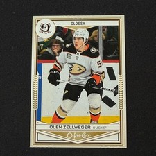 2024-25 Upper Deck Series 2 O-Pee-Chee Glossy Olen Zellweger #OPC-40 (RC) Gold a