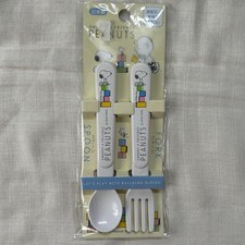 Snoopy Kids Spoon  Fork Set Unused Children  s Tableware
