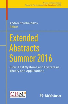 Extended Abstracts Summer 2016 Andrei Korobeinikov Taschenbuch viii Englisch