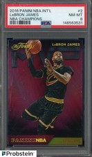 2016 Panini NBA International NBA Champions #2 LeBron James Cavaliers PSA 8