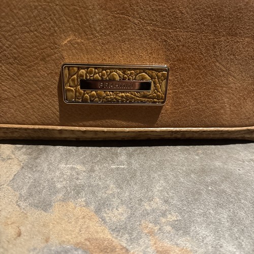 Brahmin Melbourne Slim Bifold Lthr Wallet Luggage Brown Leather - Picture 6 of 8