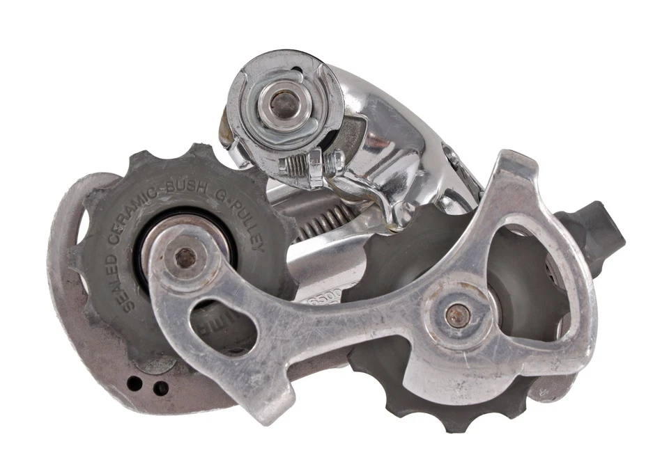 Shimano Ultegra RD-6500 SS 9s Road Bike Rear Derailleur Short Cage Silver 28T - Image 2 of 4