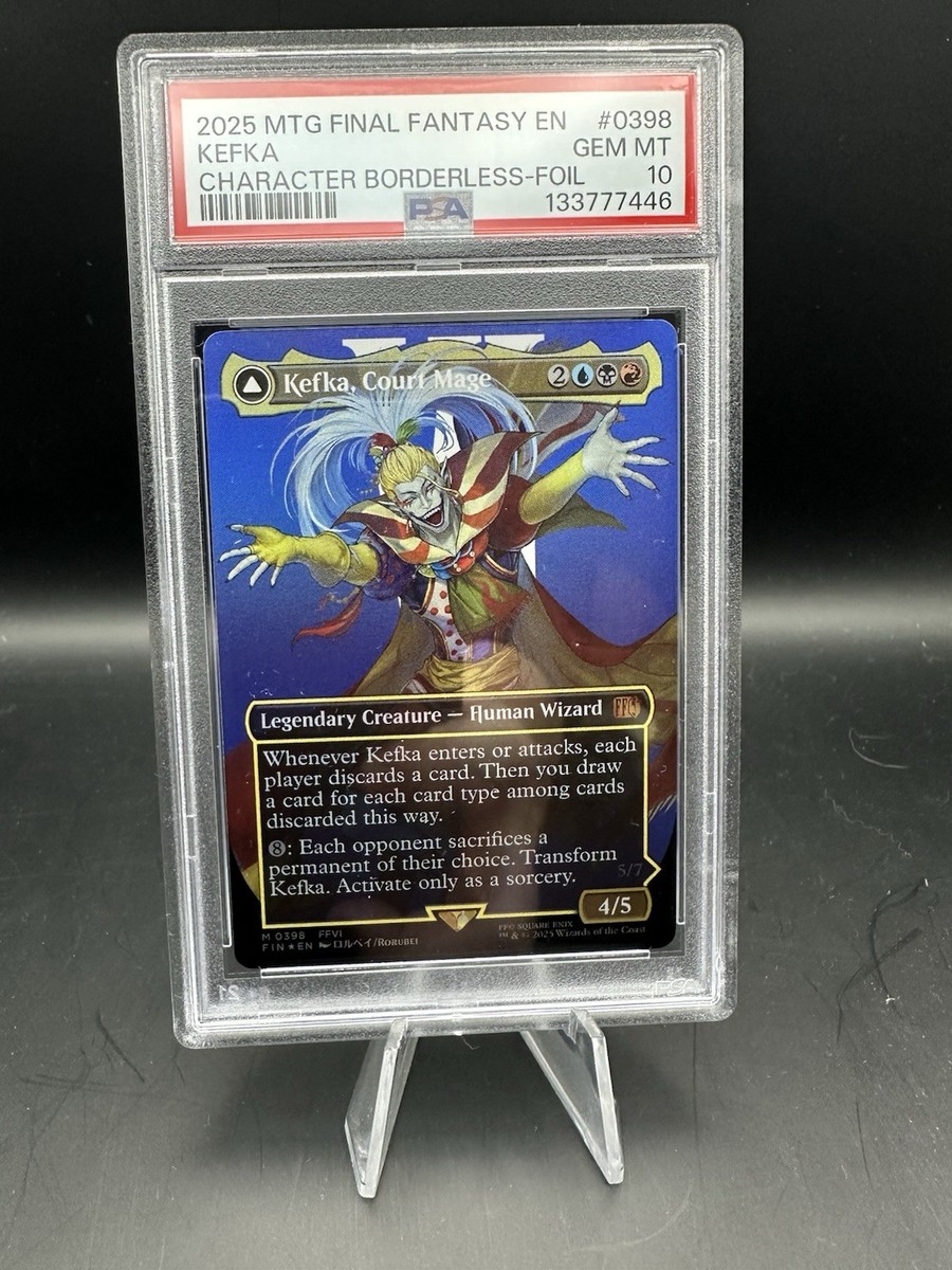 Kefka, Court Mage (0398) (Borderless) Final Fantasy Foil for sale