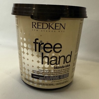 Redken 1.43 Pound Free Hand Blonde Idol Creamy Open Air Lightener Sealed Bucket