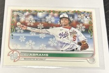 2022 Topps Holiday - C.J. Abrams #HW112 2022 Topps Chrome USC 102 RC LOT