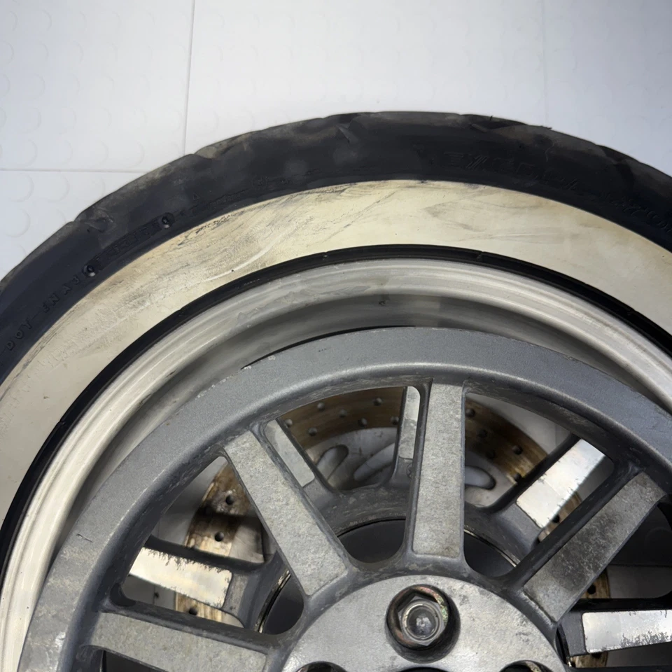 2006 02-09 Yamaha Road Star XV1700 задний обод колеса видео 16x3,5 OEM прямой - Изображение 4 из 4