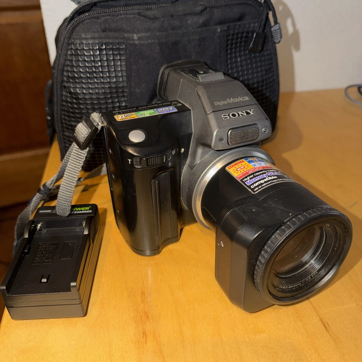 Alimentatore USB Vhbw Per Sony Mavica MVC-FD95/90/85 - Doppio Set, Compatibile Con AC-L10/L100/L15