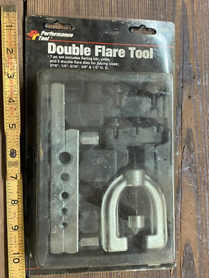 Performance Tool W80670 7-Piece Double Flare Tool Set