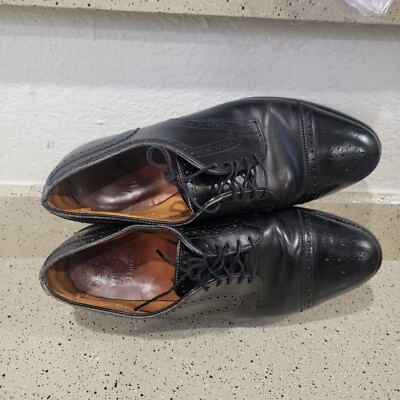 Allen Edmonds Leather Cap Toe Derby Lace Up Dress Shoe 910 C 
