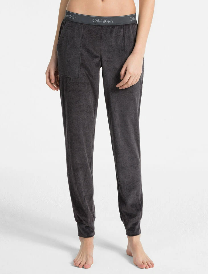 Buy Calvin Klein women regular fit brand logo jogger pants black Online |  Brands For Less