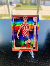 2022 -23 Topps Merlin Refractor Pablo Barrios RC Rookie Atletico Madrid #27