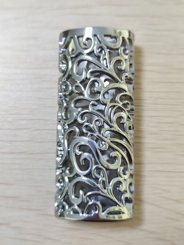 New 1Pc Metal Hollow Pattern Lighter Cover for BIC J6 Lighter Cover Case Shell - Picture 6 of 6