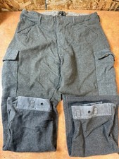 Pantalon cargo laine vintage 1940 Crown 104U WW2 armée suédoise voir photos 38