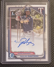 PAULINO SANTANA 2024 Topps Chrome Bowman 1st Auto #CPA-PS
