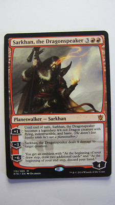 Magic The Gathering - Sarkhan, The Dragonspeaker - Khans of Tarkir - EX