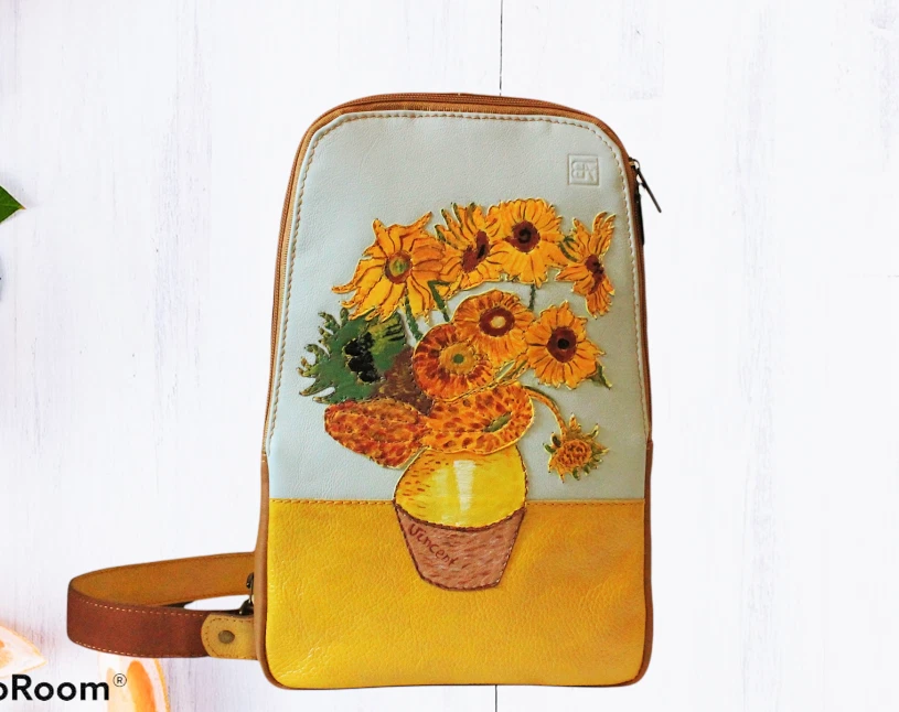 Backpack cheap van gogh