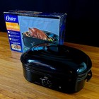 Oster 18qt Roaster Oven with Self-Basting Lid Black (CKSTRS18-BSB-W) 22lb Turkey