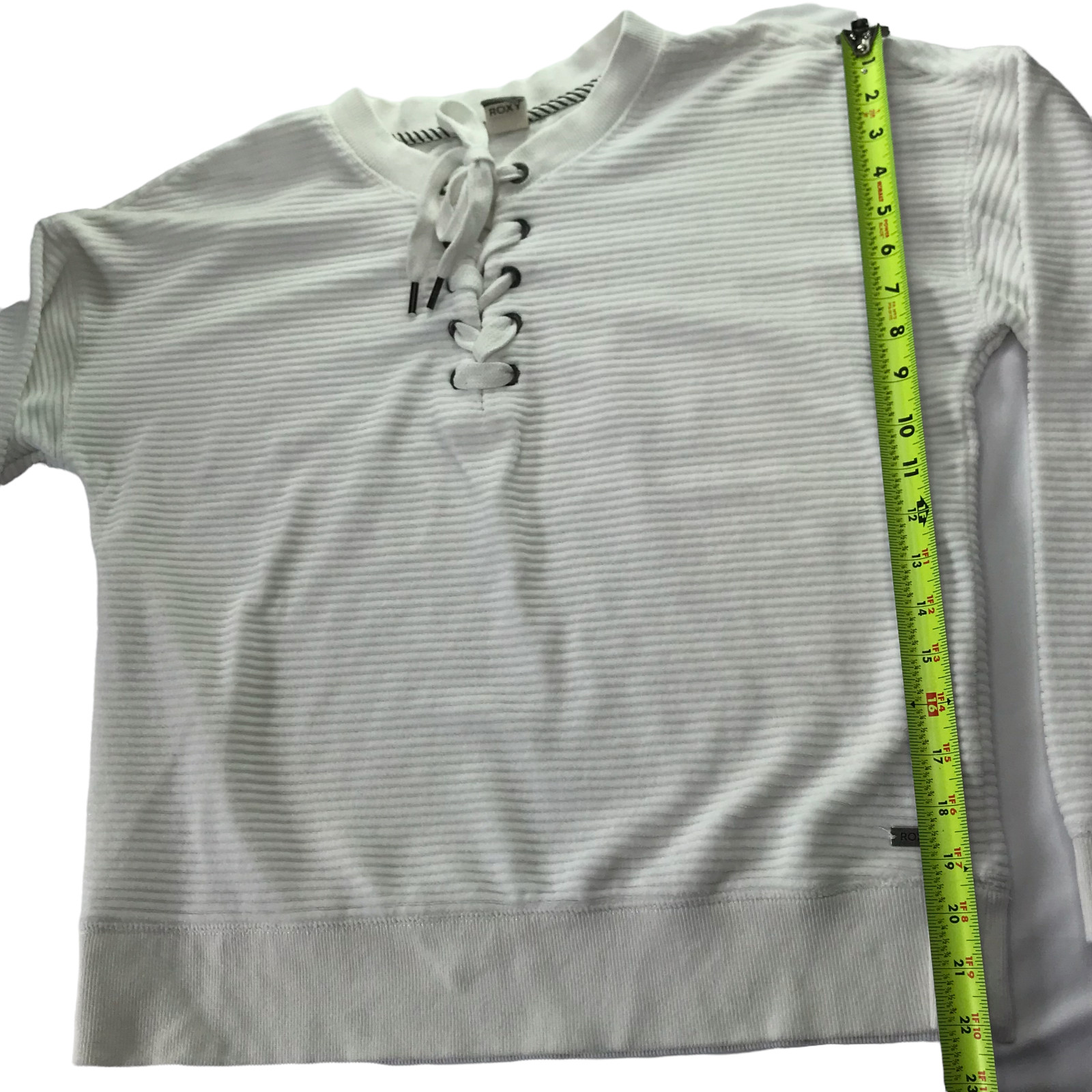 ROXY White Nautical Boating Pullover Sweatshirt. … - image 12