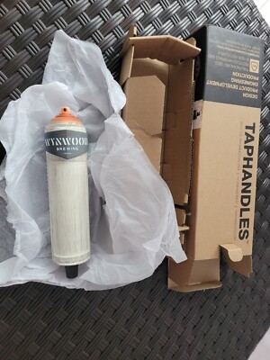 WYNWOOD BREWING CO BEER TAP SPRAY CAN TAP HANDLE ORANGE NIB