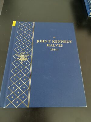 Whitman Coin Album # 9422 Kennedy Halves 1964-  (2 Pages) Very Nice Condition