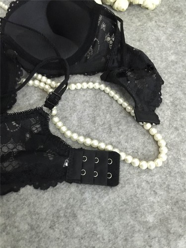 Set lingerie donna profonda V set reggiseno sexy in pizzo estremo push up aggiungi 1 tazza tazza a b c - Foto 23 di 66