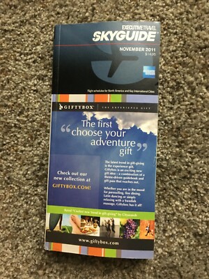 Sky Guide Ebay SkyGuide--Amex version of OAG Official Airline Guide North America ...