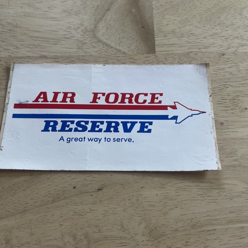 Air Force reserves a great way to serve sticker decal