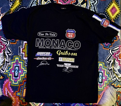 MONACO GRAND PRIX SHIRT - NEVER WORN - MEDIUM - GREAT! - GOT THIS AT GRAND PRIX